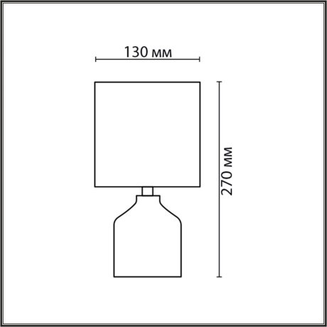 Настольная лампа E14 Lumion ININA 8174/1T