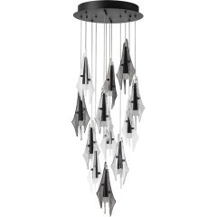 Люстра каскадная LED 69W (12*5.75W) 3000K 5490Лм Odeon Light AFALINA 5442/69L