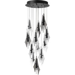 Люстра каскадная LED 69W (12*5.75W) 3000K 5490Лм Odeon Light AFALINA 5442/69L