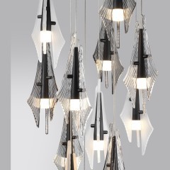 Люстра каскадная LED 69W (12*5.75W) 3000K 5490Лм Odeon Light AFALINA 5442/69L