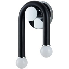 5699/2W MODERNI LN23 119 чёрный, хром Бра E14 2*60W 220V CASPIAN