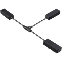 135314 Черный гибкий токопроводящий соединитель "T" для шинопроводов Novotech серии VECTOR 220В