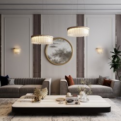 Люстра LED 80W 3700K 6796Лм Odeon Light CLEO 5091/80L