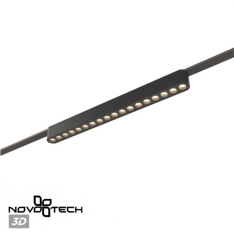 359460 Трековый ременный светодиодный SMART светильник c доп. механическим перекл. цветности Novotech EASY CRI90+ 3000-6000К 660Лм 28° 18W TUYA, Алиса, Wi-Fi