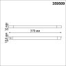 Трековый светильник для низковольт. шинопровода арт.135179-135180 IP20 LED 10W 48V 3000K 390Лм Novotech FLUM 359509