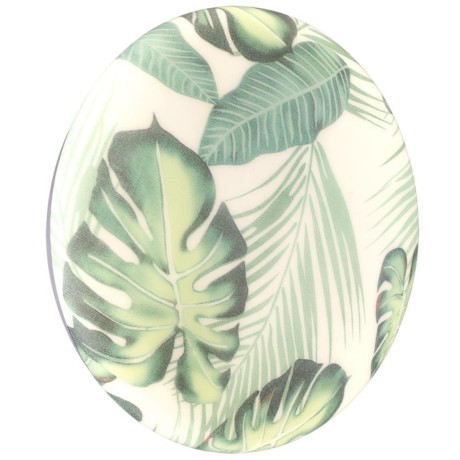 7748/CL PALE SN Светильник светодиодный потолочный пластик/белый/зеленый LED 30Вт 4000К D330 IP43 FLORI