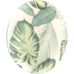 7748/CL PALE SN Светильник светодиодный потолочный пластик/белый/зеленый LED 30Вт 4000К D330 IP43 FLORI