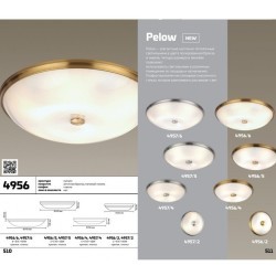 Настенно-потолочный светильник Odeon Light 4957/5 PELOW под лампы 5xE14 5*40W