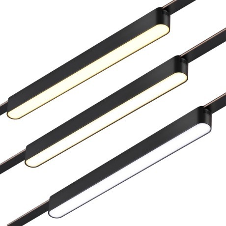 359463 Трековый ременный светодиодный SMART светильник c доп. механическим перекл. цветности Novotech EASY CRI90+ 3000-6000К 660Лм 110° 18W TUYA, Алиса, Wi-Fi