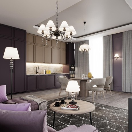 Торшер с абажуром Odeon Light 4896/1F Sochi под лампу 1xE27 60W