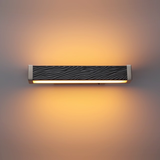 Настенный светильник с выкл. LED x 10W 2000К/3000K/4000K/переключ. RIVERA 5451/10WLB