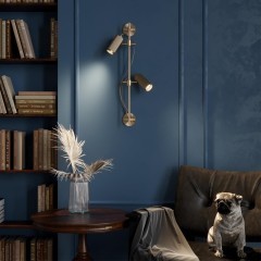 Настенный светильник поворотный на 50°/180° LED GU10 Odeon Light MANCHESTER 7013/2W