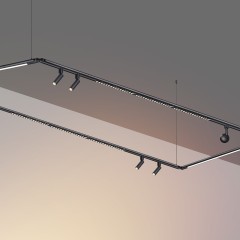 359368 Светодиодный модульный трековый светильник SMART (TUYA, Алиса, Bluetooth, Wi-Fi) Novotech Glat CRI90+ 3000-6000К 1920Лм 24° 24W