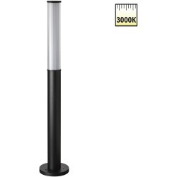 Novotech FLUO 359985 Современный ландшафтный уличный LED светильник столб для дорожек с мягким рассеянным светом, 24Вт, 1710Лм, 3000К, CRI90, угол 98°, 220В, IP65, высота 1200 мм, диаметр основания 204 мм, плафона 95 мм