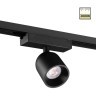 359807 Черный светодиодный однофазный трехжильный трековый светильник 10Вт 882Лм 3000К 32° CRI≥90 180-265V IP20 Novotech SOLETTE