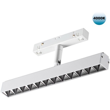 358609 Трековый светодиодный светильник Novotech Flum CRI90+ 4000К 960Лм 38° 12W