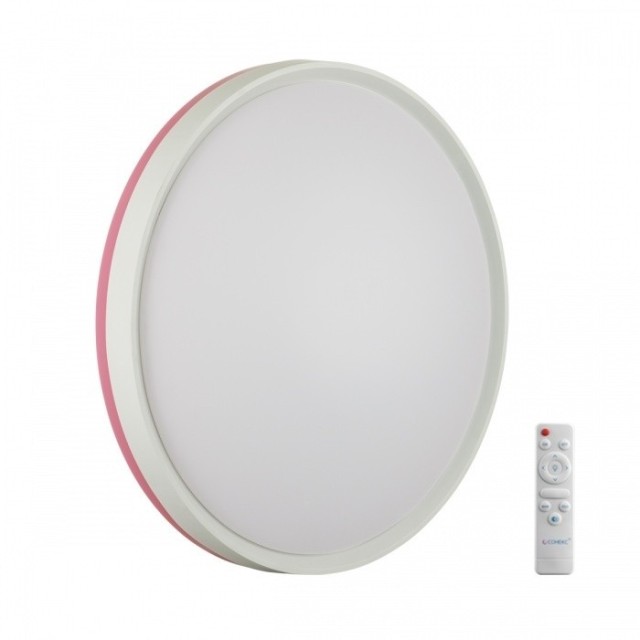 Светильник LED 70Вт 3000-6000К D500 IP43 пульт ДУ Sonex KEZO PINK 7708/EL