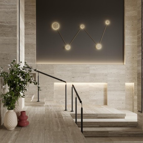 Настенный светильник LED 25W 3000K Odeon Light TRAVERTINO 6625/25WL