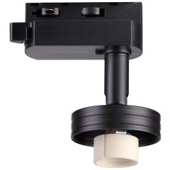 370618 KONST NT19 149 черный Корпус трековый однофазный IP20 GU10 50W 220V UNIT