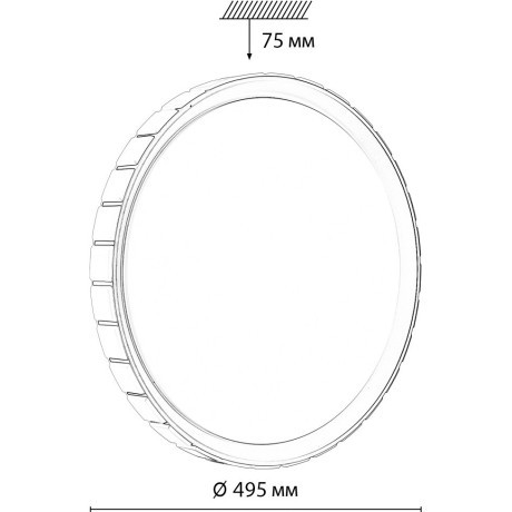 Настенно-потолочный светильник СОНЕКС KUPI GOLD 7695/EL