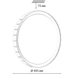 Настенно-потолочный светильник СОНЕКС KUPI GOLD 7695/EL