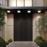 Novotech OPAL STREET 359733 Уличный круглый настенно-потолочный LED-светильник, 20/25/30Вт, до 3140Лм, CCT перекл. цветовой температуры внутри корпуса 2700/3200/4000К, угол 120°, CRI90, 180-265В, IP65, золотой поликарбонат, диаметр 264 мм, высота 45 мм