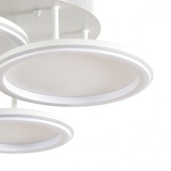 Умная люстра потолочная с ПДУ и голосовым управлением LED 60W 3000-6500К 220V ALIS SMART 8380/60CL