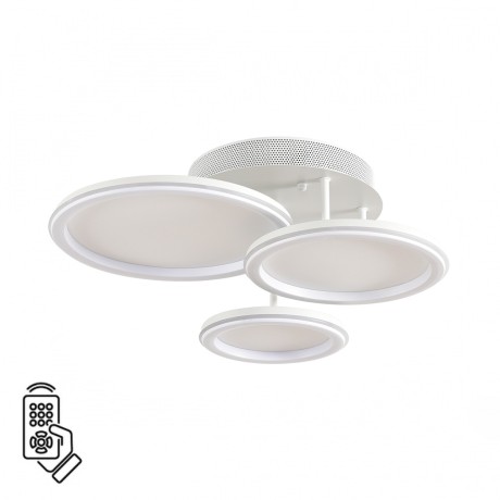 Умная люстра потолочная с ПДУ и голосовым управлением LED 60W 3000-6500К 220V ALIS SMART 8380/60CL