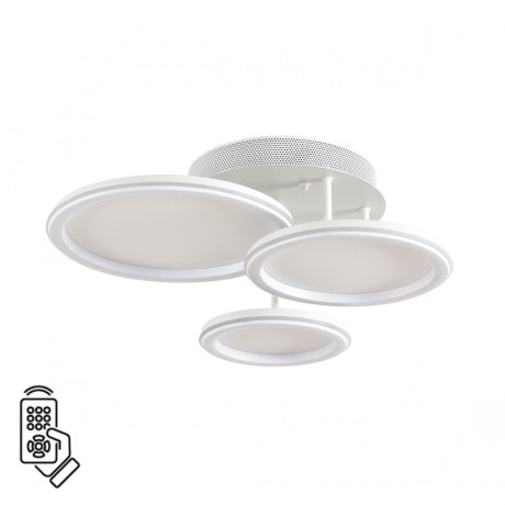 Умная люстра потолочная с ПДУ и голосовым управлением LED 60W 3000-6500К 220V ALIS SMART 8380/60CL