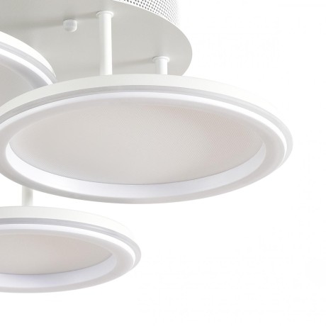 Умная люстра потолочная с ПДУ и голосовым управлением LED 60W 3000-6500К 220V ALIS SMART 8380/60CL