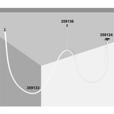 Подвесной комплект с 2-х метровым тросом RAMO 359136
