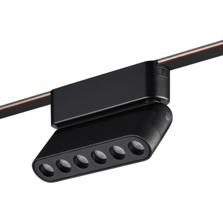 359464 Трековый ременный светодиодный SMART светильник c доп. механическим перекл. цветности Novotech EASY CRI90+ 3000-6000К 220Лм 28° 6W TUYA, Алиса, Wi-Fi
