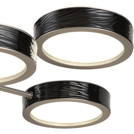 5451/99LB L-VISION ODL_EX26 черный/никель/металл/керамика/акрил Люстра LED 99W 2000К/3000K/4000K Rivera