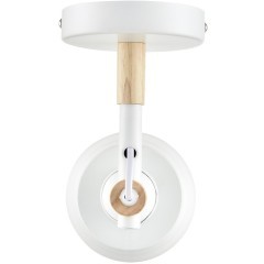 8097/1W MODERNI LN25 белый/белый металл, дерево/металл Бра Е27 1*60W 220V ROSALINA