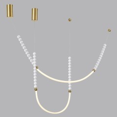 Потолочный светильник (в комплекте 2 нити) LED 24W 3000K Odeon Light MONELLA 6639/24CL