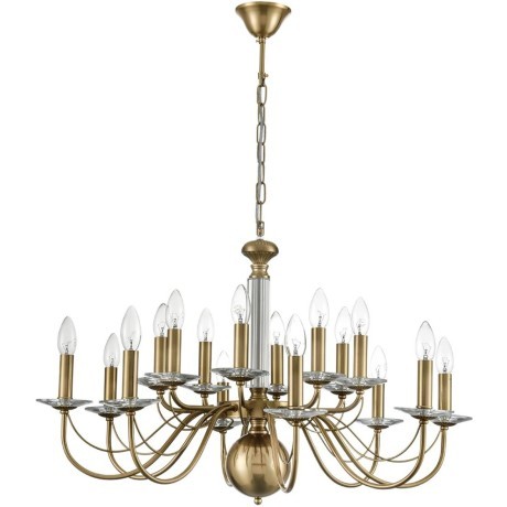 8033/16 CLASSI LN24 медь, металл/стекло Люстра подвесная Е14 16*40W 220V INCANTO