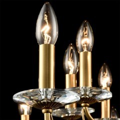 8033/16 CLASSI LN24 медь, металл/стекло Люстра подвесная Е14 16*40W 220V INCANTO