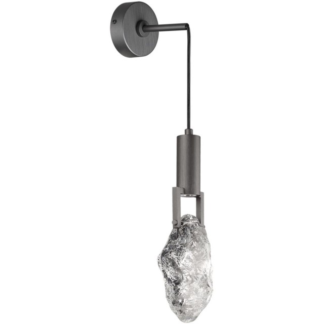 6695/5WL MIDCENT ODL24 Настенный светильник брашир. черный/металл/стекло IP20 LED 5W 200Лм 3000K LIA