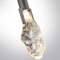 6695/5WL MIDCENT ODL24 Настенный светильник брашир. черный/металл/стекло IP20 LED 5W 200Лм 3000K LIA