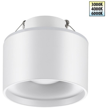Встраиваемый светильник Novotech 358961 Giro светодиодный LED 12W вниз + 3W вверхW