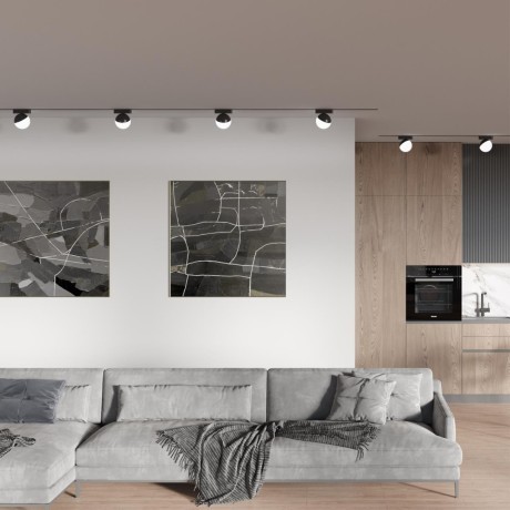 359262 Трековый магнитный светодиодный светильник Novotech SMAL 48V CRI90+ 3000К 800Лм 120° 10W