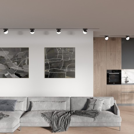 359262 Трековый магнитный светодиодный светильник Novotech SMAL 48V CRI90+ 3000К 800Лм 120° 10W