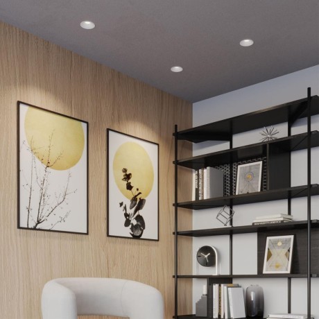 359851 Белый встраиваемый светильник с перекл. цветовой темп. и антибликовым фильтром 12Вт 960Лм 2700;3200;4000К UGR19 CRI90 36° IP20 Novotech NOVA