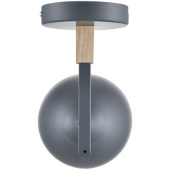 8096/1W MODERNI LN25 серый/серый металл, дерево/металл Бра Е27 1*60W 220V COLANGE