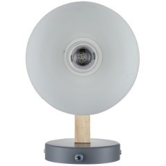 8096/1W MODERNI LN25 серый/серый металл, дерево/металл Бра Е27 1*60W 220V COLANGE