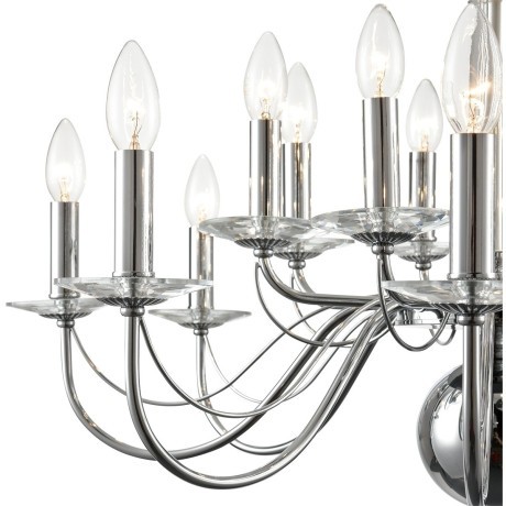 8034/16 CLASSI LN24 хром, металл/стекло Люстра подвесная Е14 16*40W 220V INCANTO