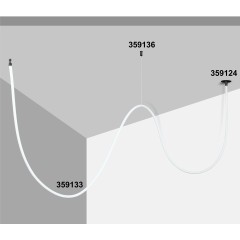База для встраиваемого монтажа светильников 359128-359133 RAMO 359124