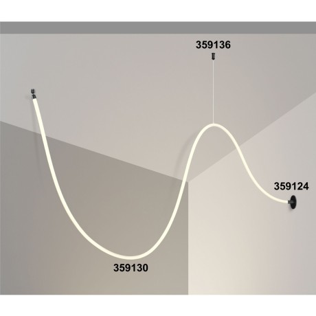 База для встраиваемого монтажа светильников 359128-359133 RAMO 359124