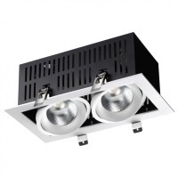 Встраиваемый светильник Novotech 358441 GESSO светодиодный 2xLED 2*24W