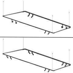 Подвес 2м с соединителем гибким угловым L-образным Novotech Glat 359390